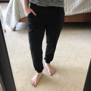 Black Athleta joggers